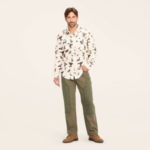 Woolrich - Men's Mid-Rise Straight Fit Cargo Pants - Woolrich Olive Green